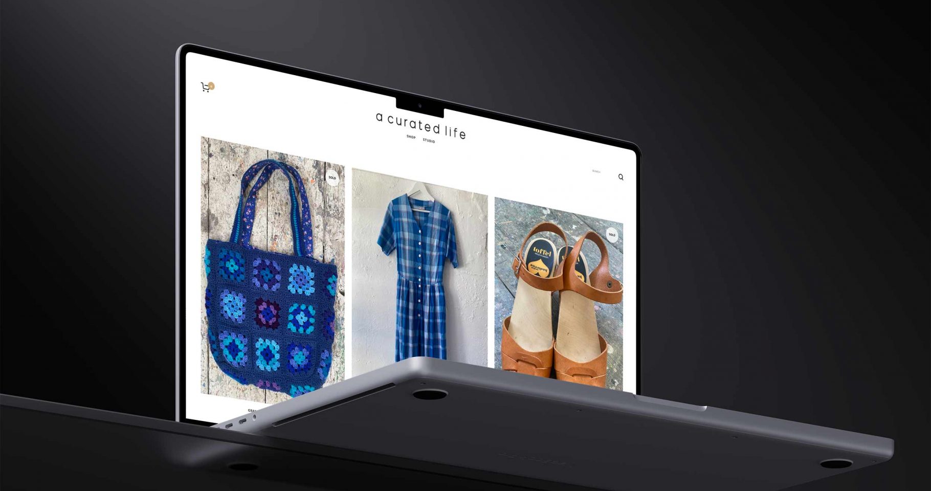 A Curated Life | Brighton fashion ecommerce web design
