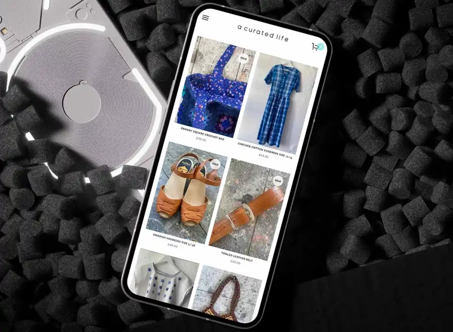 A Curated Life | Brighton fashion ecommerce web design