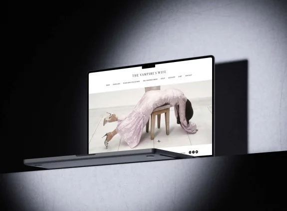 The Vampire's Wife | Fashion house ecommerce web design
